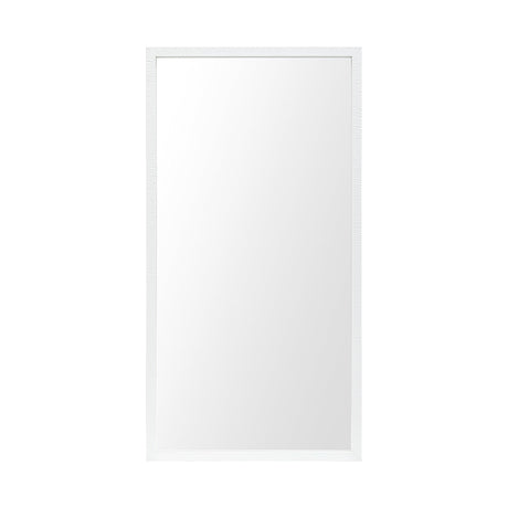 Bristol White Plain 3Mil Mirror by Mercana at Eve Furniture