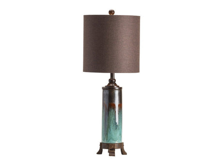 Briston Blue Table Lamp (Set of 2) by Crestview at Eve Furniture