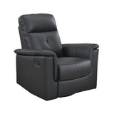 Bristow Black Swivel Glider Reclining Chair