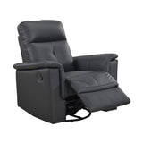 Bristow Black Swivel Glider Reclining Chair