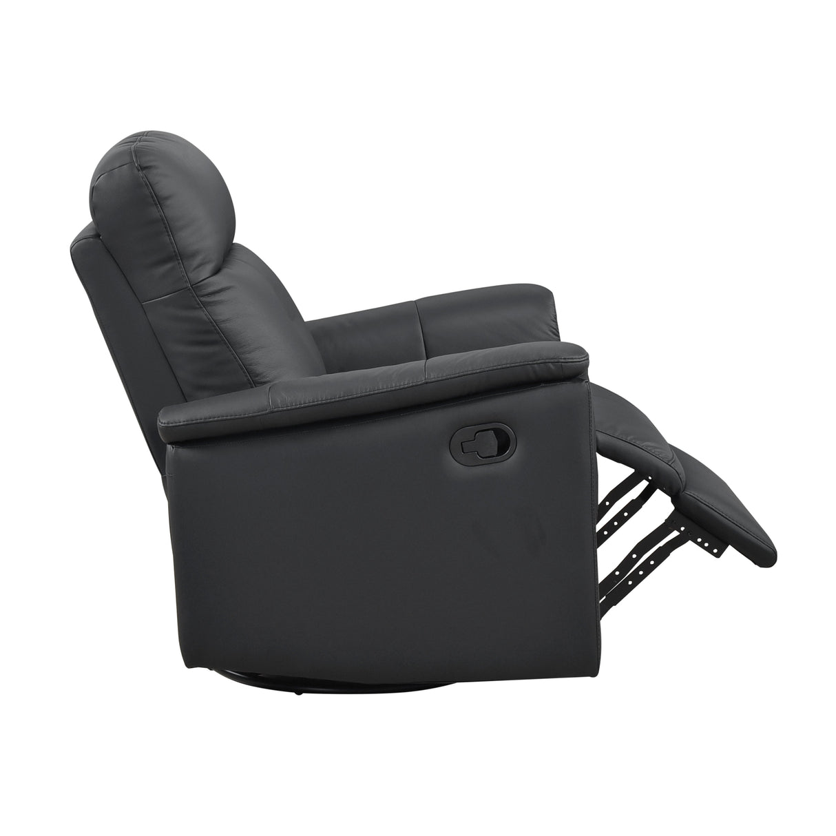 Bristow Black Swivel Glider Reclining Chair