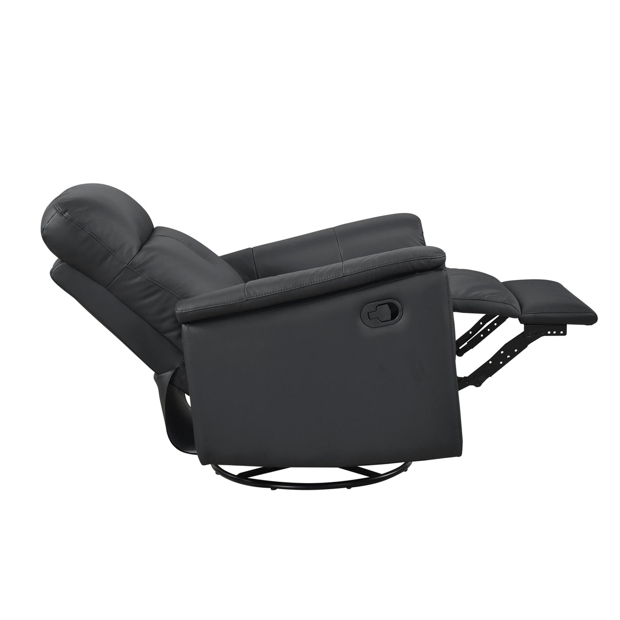 Bristow Black Swivel Glider Reclining Chair
