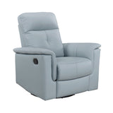 Bristow Blue Swivel Glider Reclining Chair