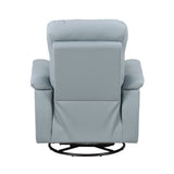Bristow Blue Swivel Glider Reclining Chair