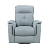 Bristow Blue Swivel Glider Reclining Chair