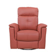Bristow Red Swivel Glider Reclining Chair by Homelegance at Eve Furniture