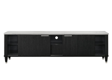 Britany Black TV Stand by Crown Mark at Eve Furniture
