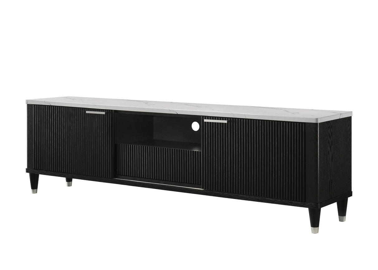 Britany Black TV Stand by Crown Mark at Eve Furniture