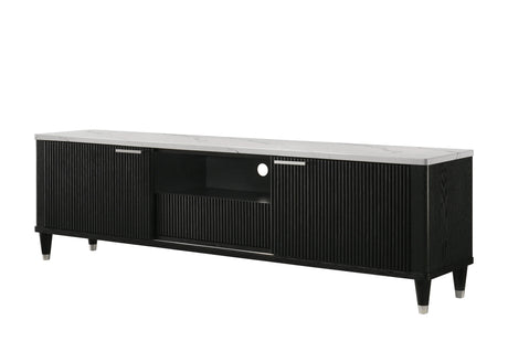 Britany Black TV Stand by Crown Mark at Eve Furniture