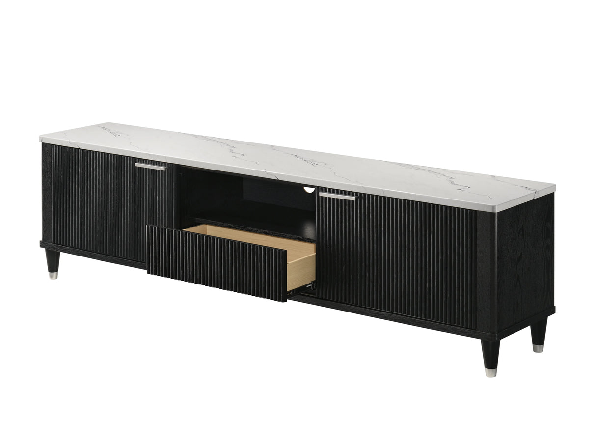 Britany Black TV Stand by Crown Mark at Eve Furniture