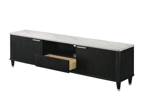 Britany Black TV Stand by Crown Mark at Eve Furniture