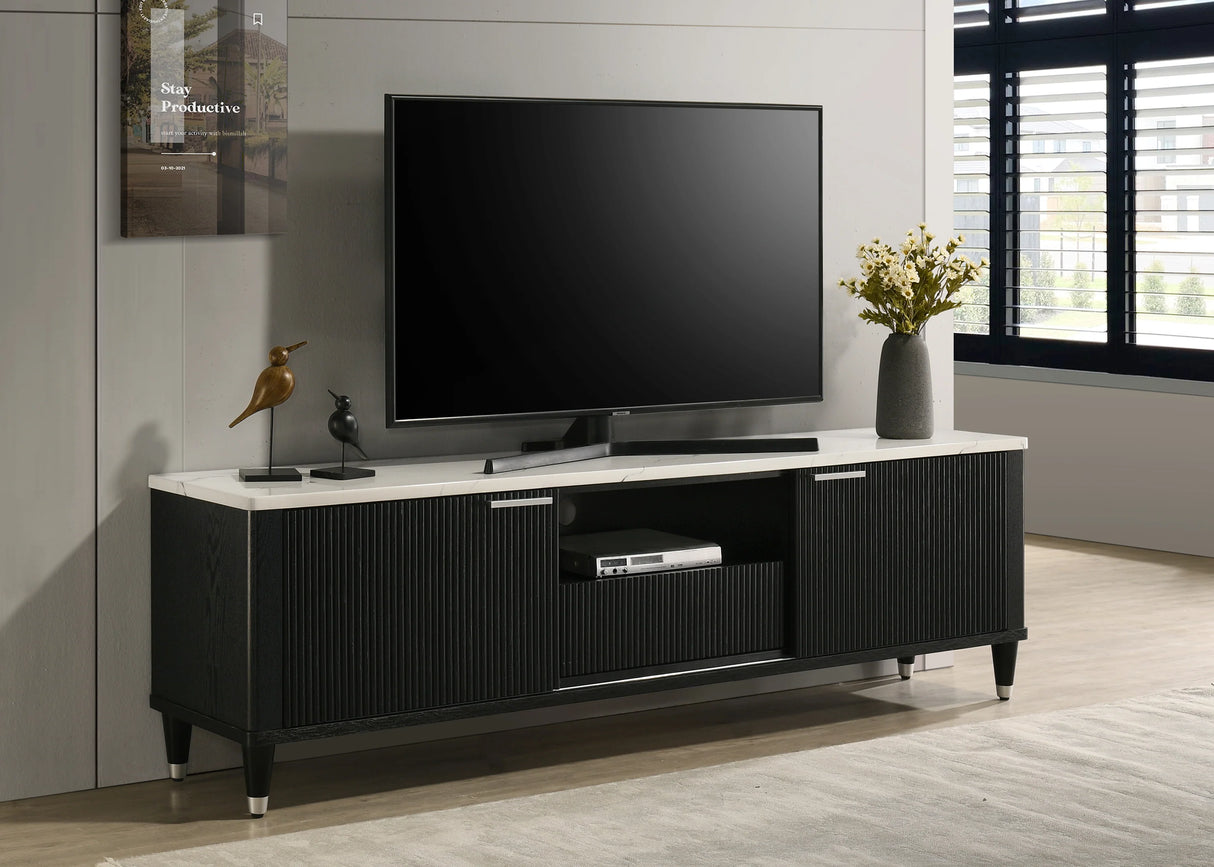 Britany Black TV Stand by Crown Mark at Eve Furniture
