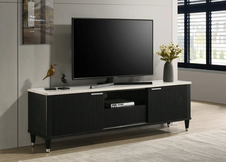 Britany Black TV Stand by Crown Mark at Eve Furniture