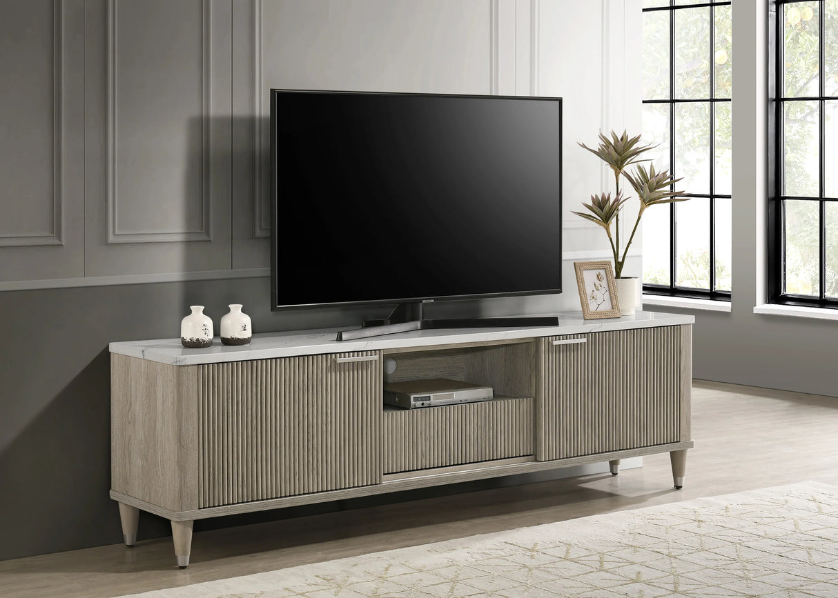 Britany Driftwood TV Stand by Crown Mark at Eve Furniture