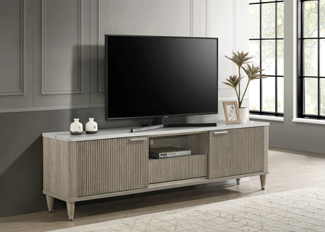 Britany Driftwood TV Stand by Crown Mark at Eve Furniture