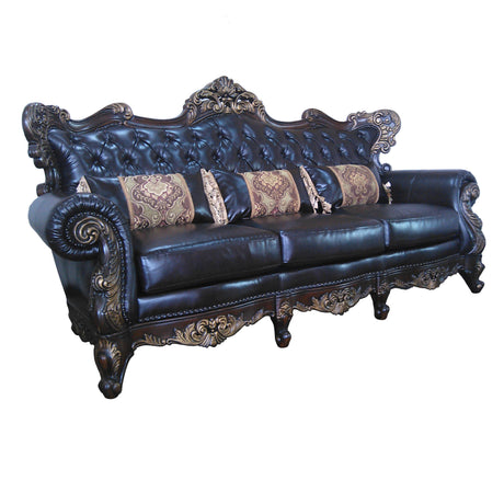 Britney Cherry Living Room Set by Cosmos Furniture at Eve Furniture