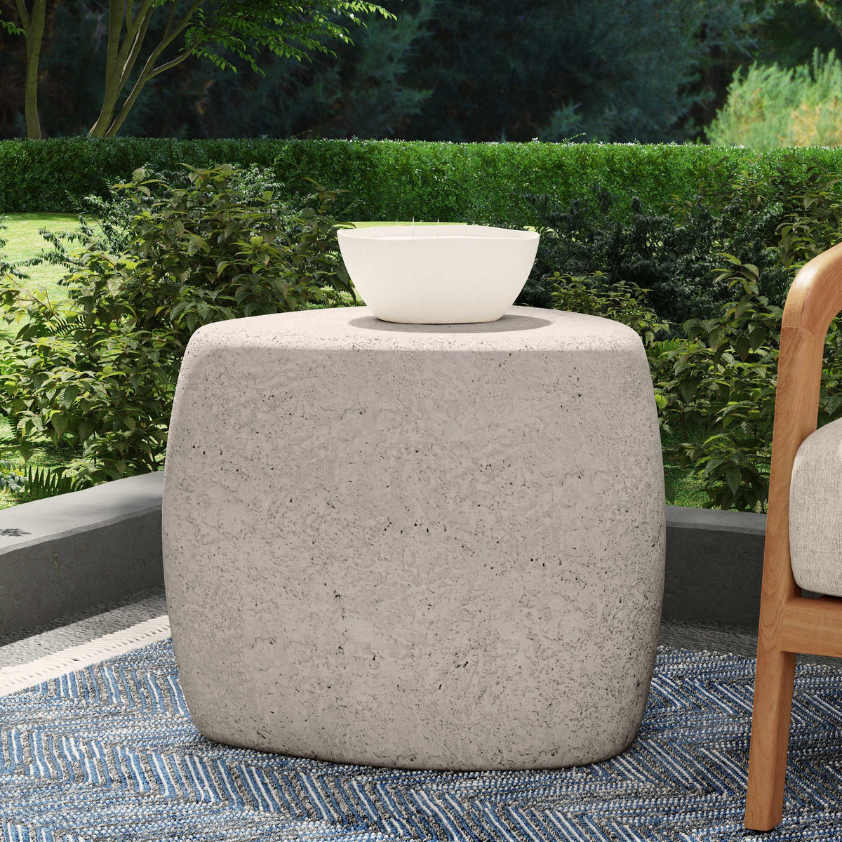 Britney Outdoor End Table by Classic Home at Eve Furniture