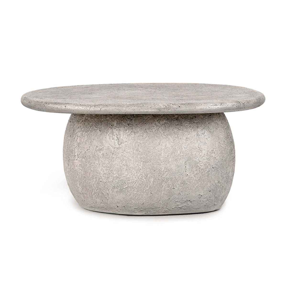 Britney Sand Outdoor Round Coffee Table by Classic Home at Eve Furniture