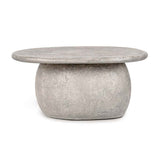 Britney Sand Outdoor Round Coffee Table by Classic Home at Eve Furniture