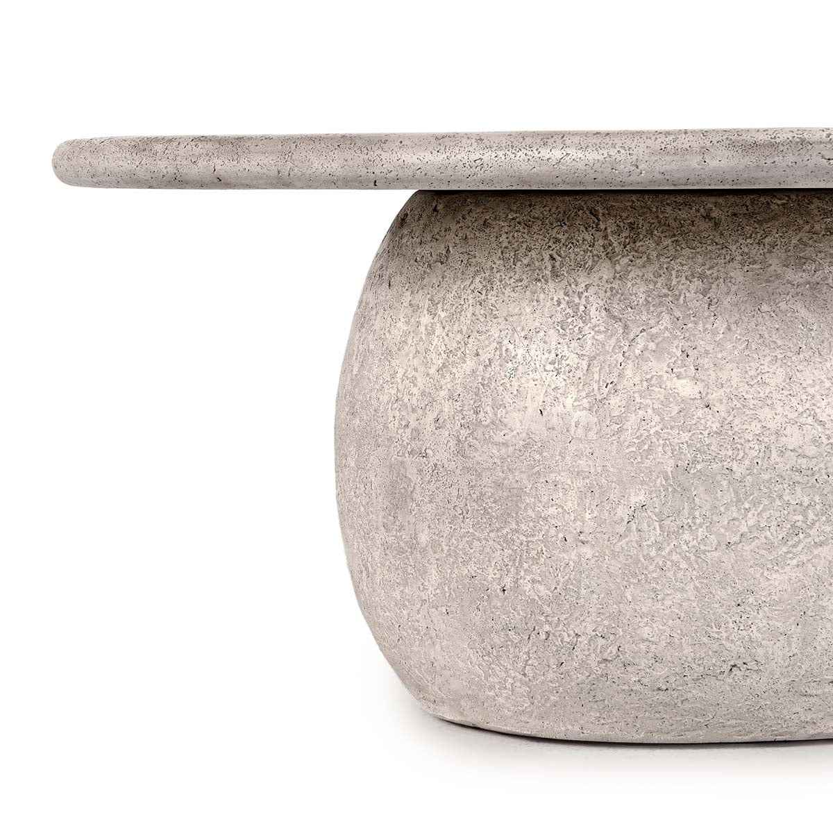 Britney Sand Outdoor Round Coffee Table by Classic Home at Eve Furniture