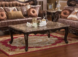 Britney Traditional Cherry Wood Finish Living Room Set by Cosmos Furniture at Eve Furniture