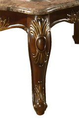 Britney Traditional Style End Table In Cherry Finish Wood by Cosmos Furniture at Eve Furniture