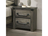 Britonale Rustic Gray 5-Piece Queen Bedroom Set by Furniture of America at Eve Furniture