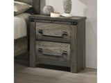 Britonale Rustic Gray 4-Piece Queen Bedroom Set by Furniture of America at Eve Furniture