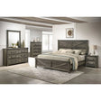Britonale Rustic Gray 5-Piece Queen Bedroom Set by Furniture of America at Eve Furniture