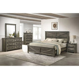 Britonale Rustic Gray 5-Piece Queen Bedroom Set by Furniture of America at Eve Furniture