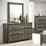 Britonale Rustic Gray Mirror by Furniture of America at Eve Furniture