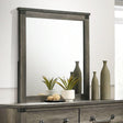 Britonale Rustic Gray Mirror by Furniture of America at Eve Furniture