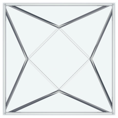 Brittania Nickel 2-Piece Square Coffee and End Table Set by Coaster at Eve Furniture