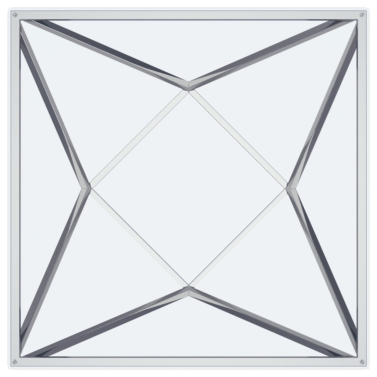 Brittania Nickel 2-Piece Square Coffee and End Table Set by Coaster at Eve Furniture