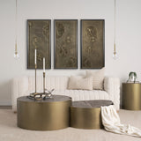 Britton Gold Metal w/ Clear Glass Globe 1-Light Pendant Light by Mercana at Eve Furniture