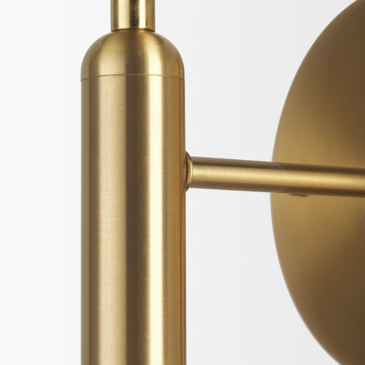 Britton Gold Metal w/ Clear Glass Globe 1-Light Wall Sconce by Mercana at Eve Furniture