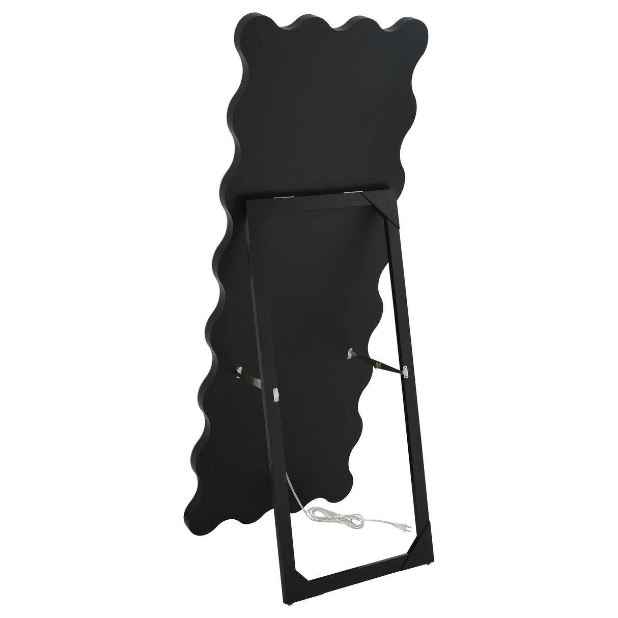 Brixey Black LED Lighting Standing Floor Mirror by Coaster at Eve Furniture