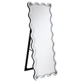 Brixey Black LED Lighting Standing Floor Mirror by Coaster at Eve Furniture