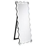 Brixey Black LED Lighting Standing Floor Mirror by Coaster at Eve Furniture