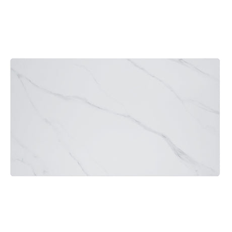 Brixley Black Faux Marble-Top Dining Table by Homelegance at Eve Furniture