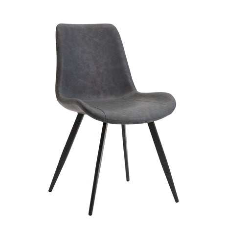Brixley Black/Gray Faux Marble-Top Dining Set by Homelegance at Eve Furniture
