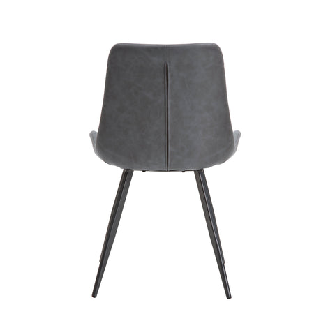 Brixley Black/Gray Faux Marble-Top Dining Set by Homelegance at Eve Furniture