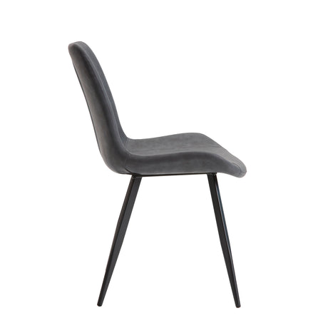Brixley Mottled Gray Dining Side Chair, Set of 2 by Homelegance at Eve Furniture