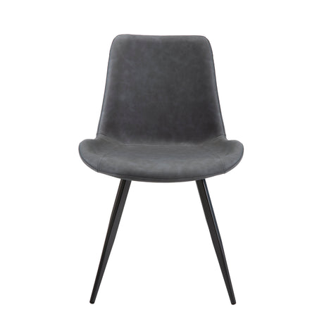 Brixley Mottled Gray Dining Side Chair, Set of 2 by Homelegance at Eve Furniture