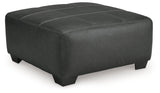 Brixley Pier Graphite Oversized Accent Ottoman