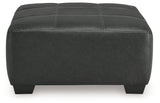 Brixley Pier Graphite Oversized Accent Ottoman