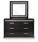Brizmore Black Dresser and Mirror