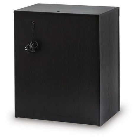 Brizmore Black Two Drawer Nightstand by Ashley at Eve Furniture