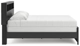 Broachmyn Black/Gray Bookcase Panel Bedroom Set by Ashley at Eve Furniture