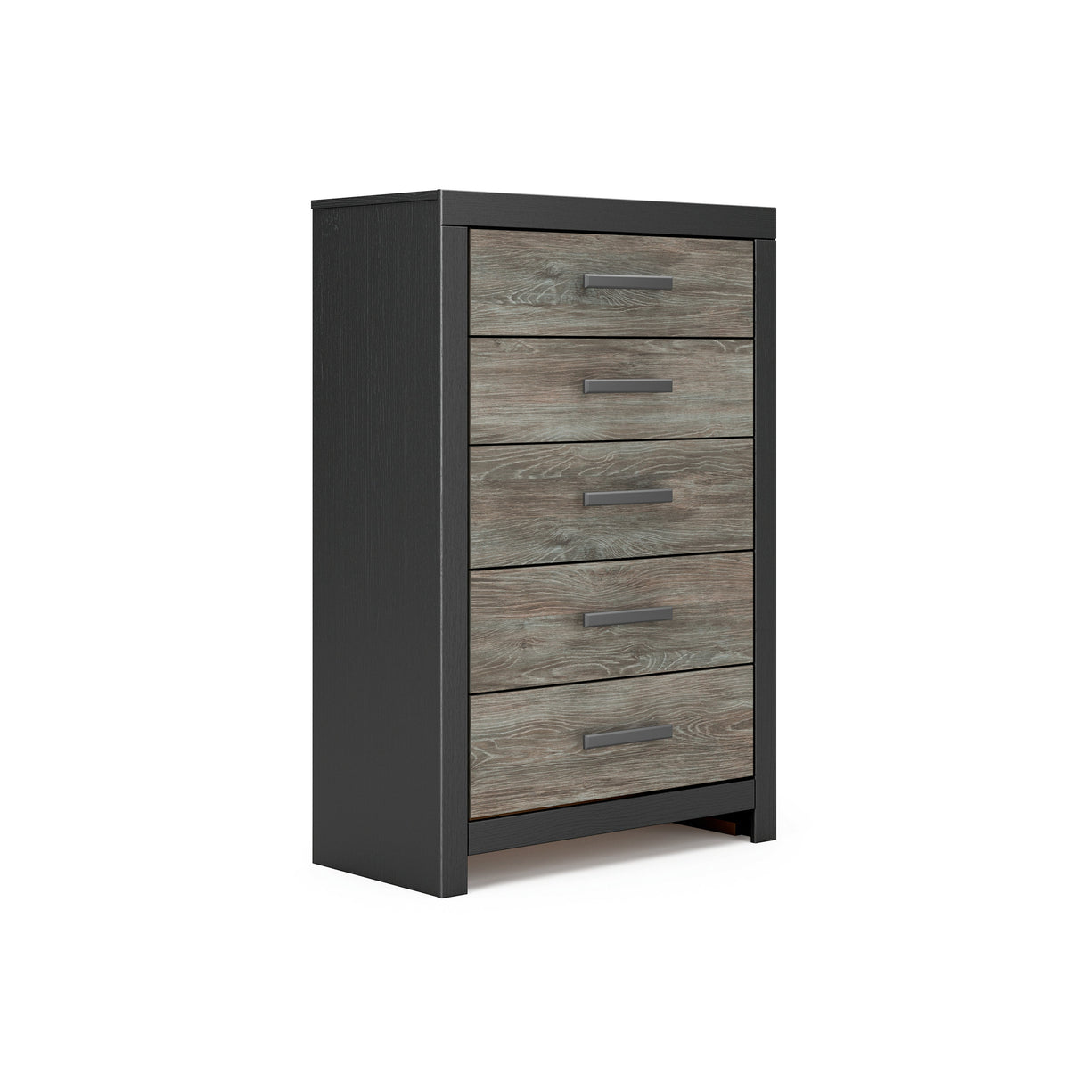 Broachmyn Black/Gray Bookcase Panel Bedroom Set by Ashley at Eve Furniture
